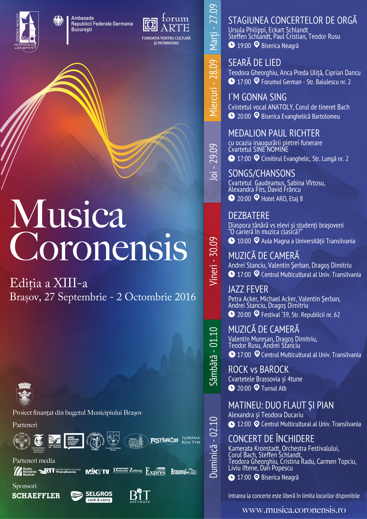 Festivalul Musica Coronensis 2016